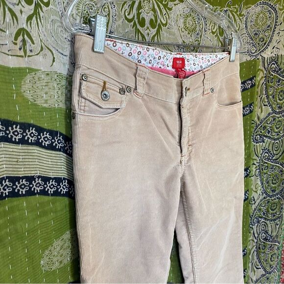 Y2K Mossimo Stretch Khaki Corduroy Flared Pants Size 7 - Picture 8 of 16